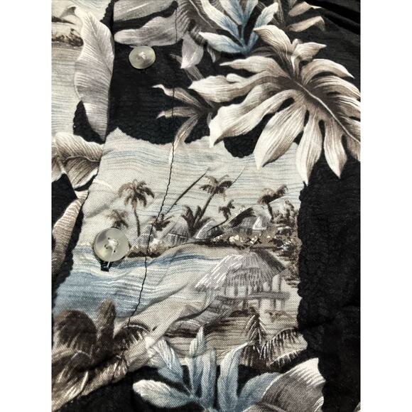 Croft & Barrow Men's M Floral‎ Hawaiian Shirt, Vacation Button Down, Beach Vibes - Picture 3 of 14